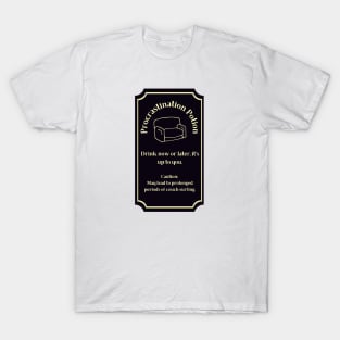 Potion Label: Procrastination Potion, Halloween T-Shirt